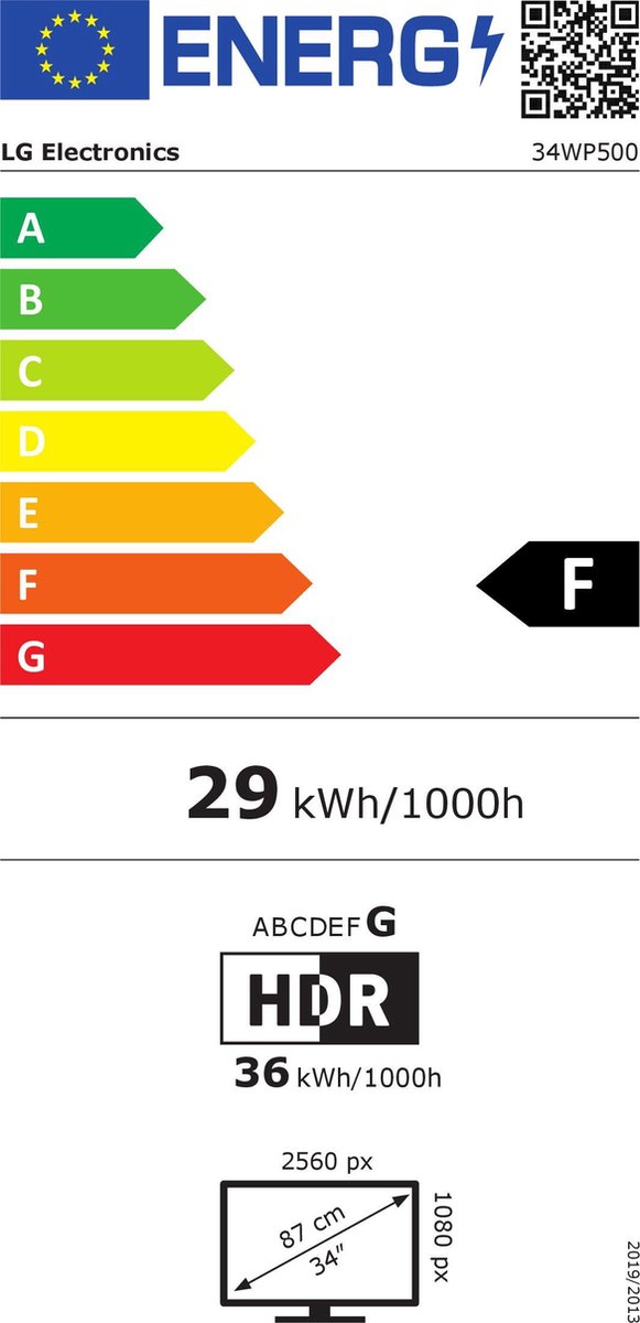 LG UltraWide 34WP500 - Zwart