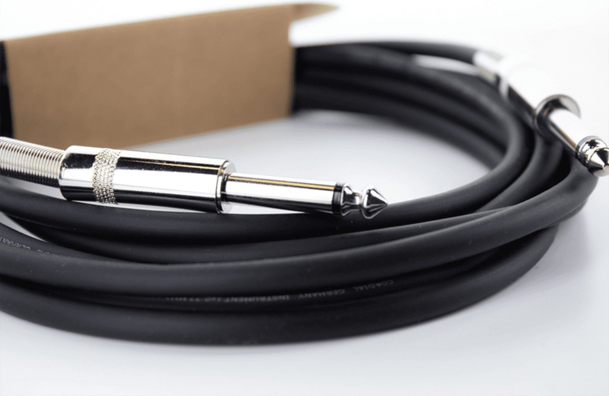 Cordial EI1.5PP Elements instrumentkabel 2x recht 6.3mm TS jack - 1.5m zwart