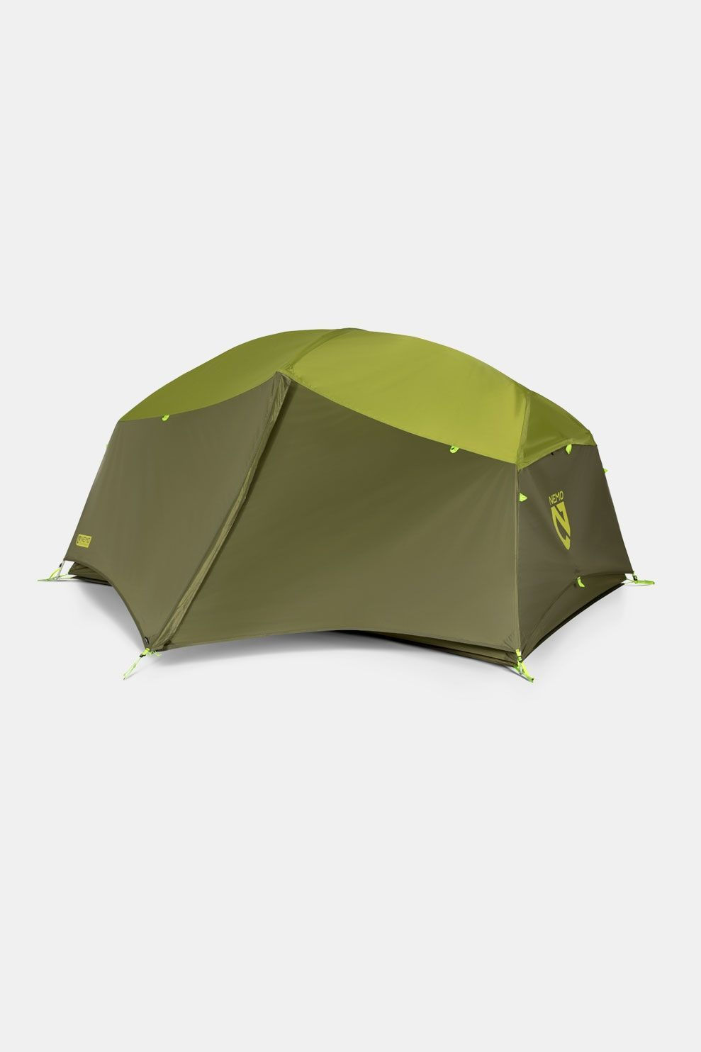 NEMO Aurora 2-Persoons Tent + Footprint Middengroen/Donkergroen