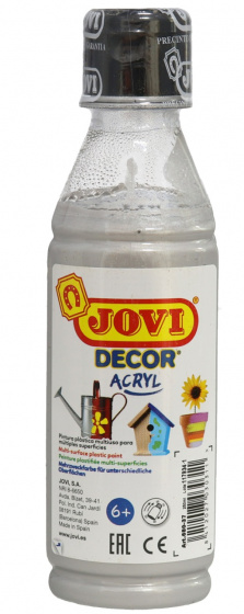 Jovi acrylverf Decor 250 ml junior acryl zilver - Plata