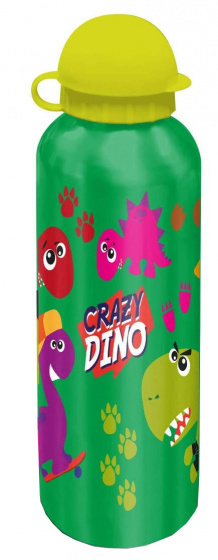 Kids Licensing drinkfles Dino junior 500 ml aluminium - Groen