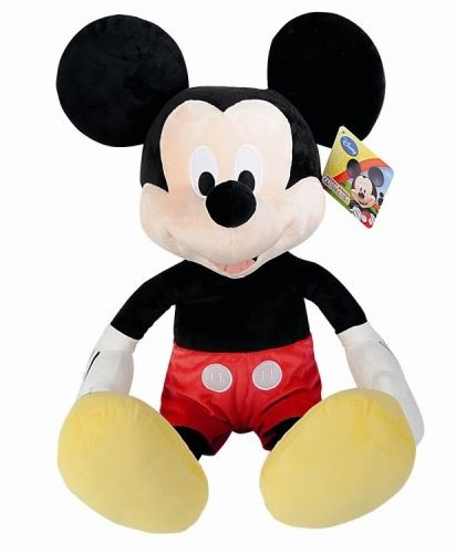 Nicotoy knuffel Mickey Mouse 120 cm pluche - Negro