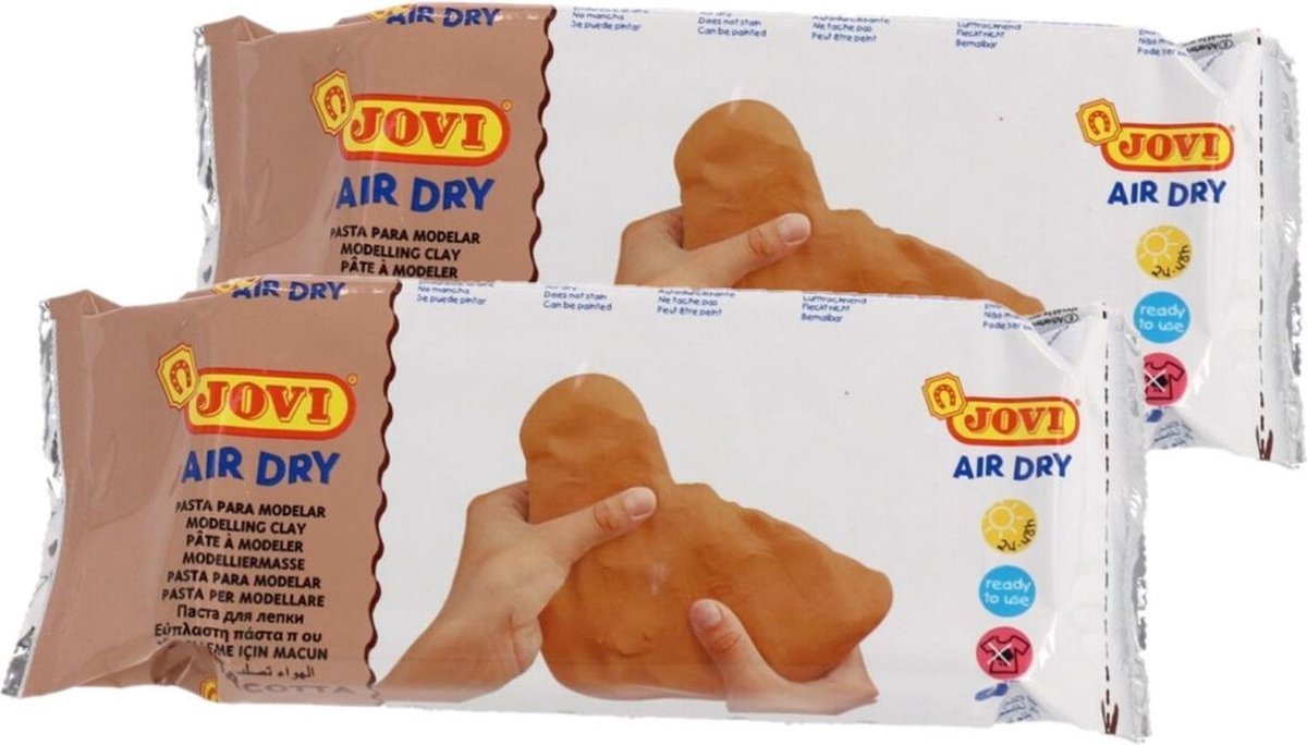 Jovi boetseerklei 500 gram terracotta - Bruin