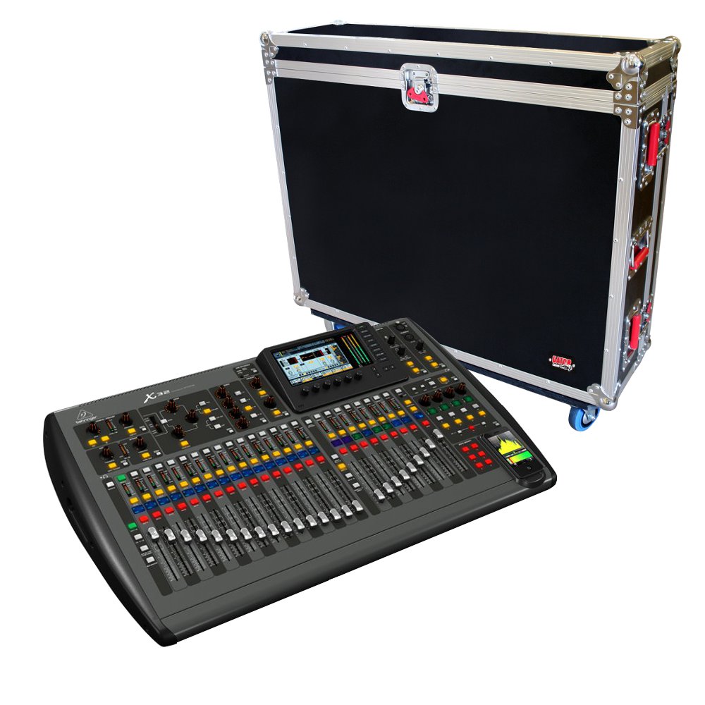 Behringer X32 digitale mixer met Gator G-TOUR flightcase