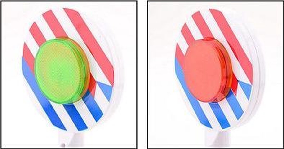 Johntoy politie stopbord met handvat en licht 32 cm - Wit