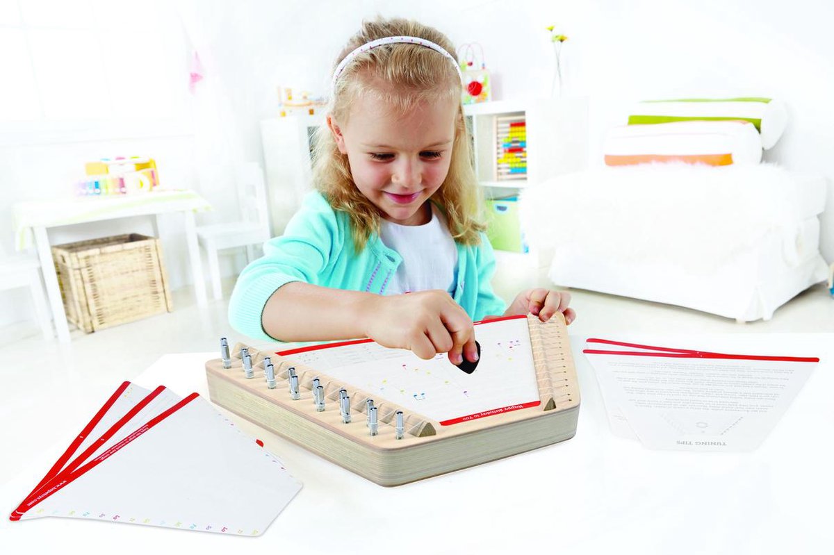 Hape happy harp 40 x 20 x 3,4 cm blank - Beige