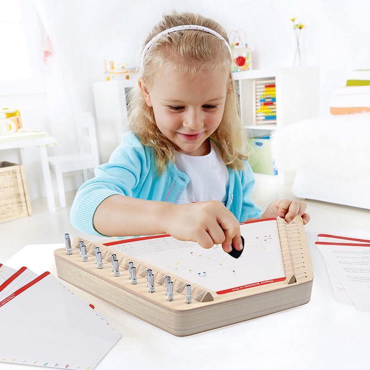 Hape happy harp 40 x 20 x 3,4 cm blank - Beige