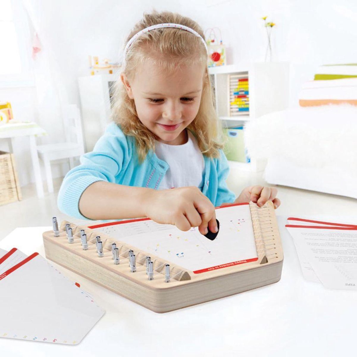 Hape happy harp 40 x 20 x 3,4 cm blank - Beige