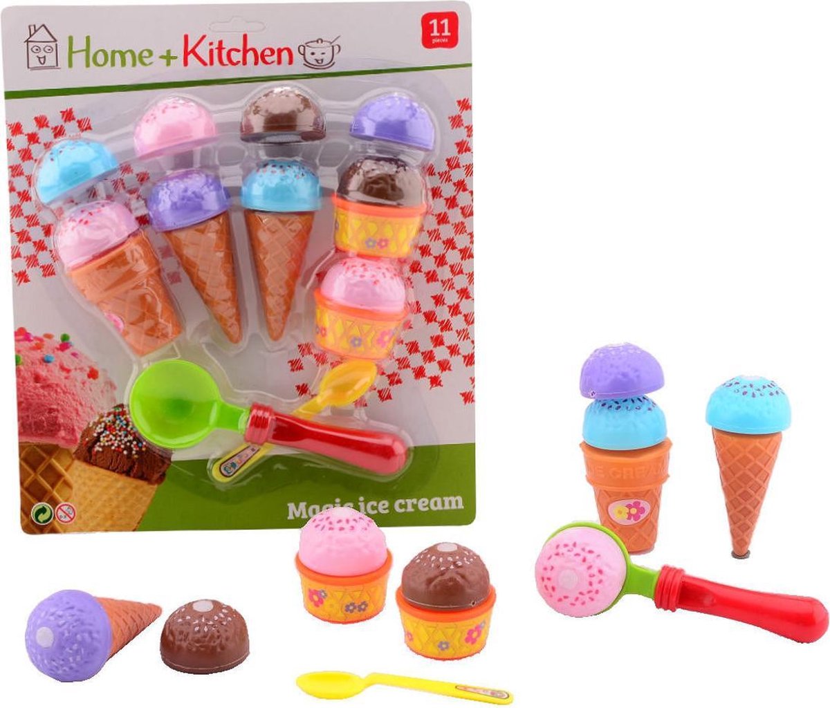 Johntoy Home and Kitchen speelset schepijs 11 delig