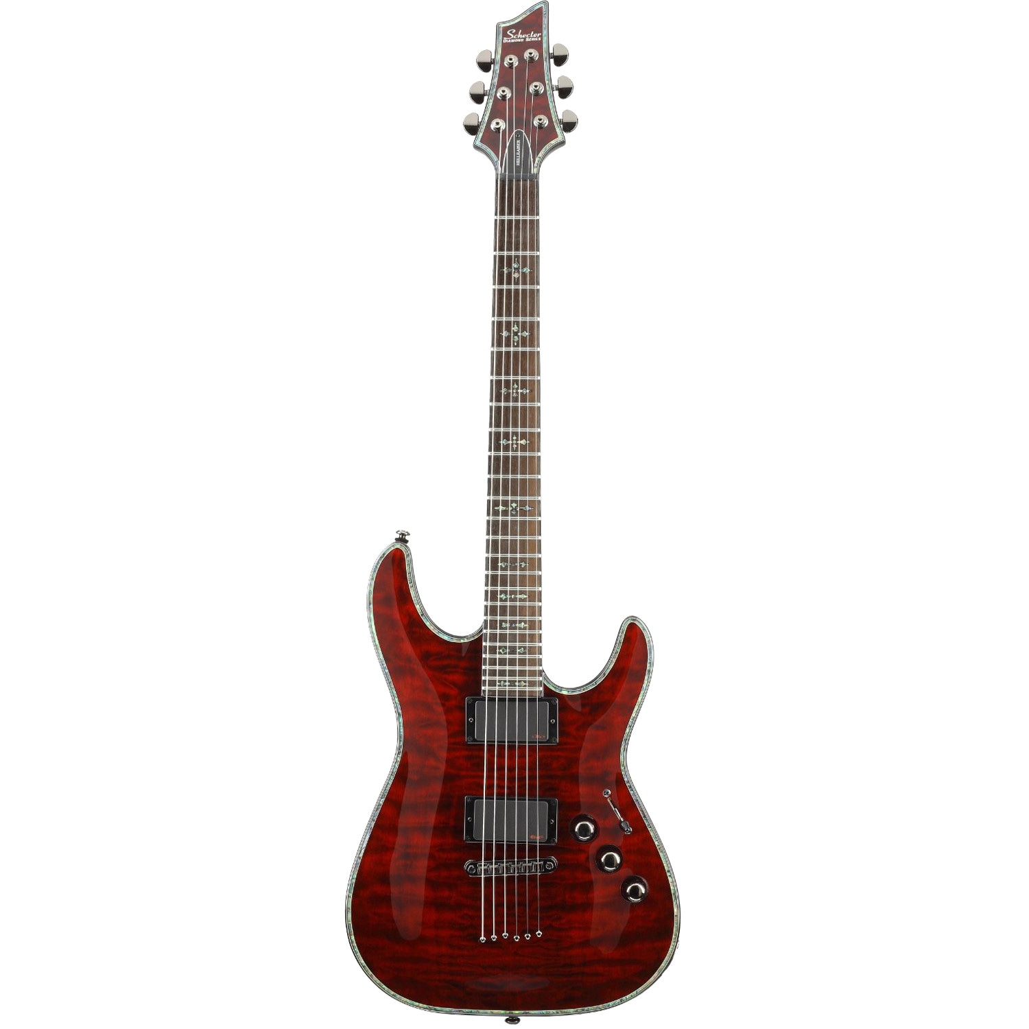 Schecter Hellraiser C-1 Black Cherry elektrische gitaar