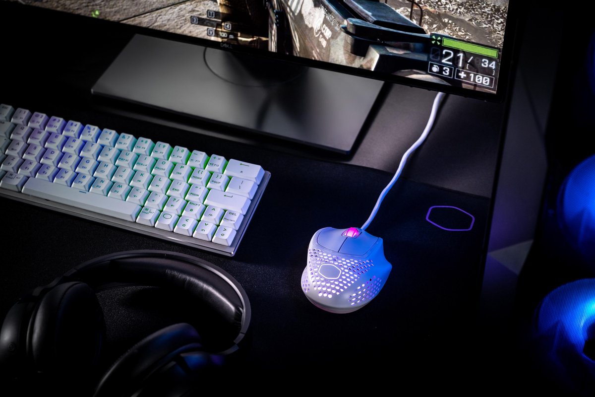 Coolermaster MM720 RGB Bedrade Gaming Muis - Wit