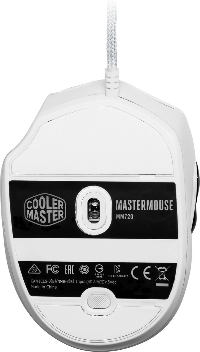 Coolermaster MM720 RGB Bedrade Gaming Muis - Wit