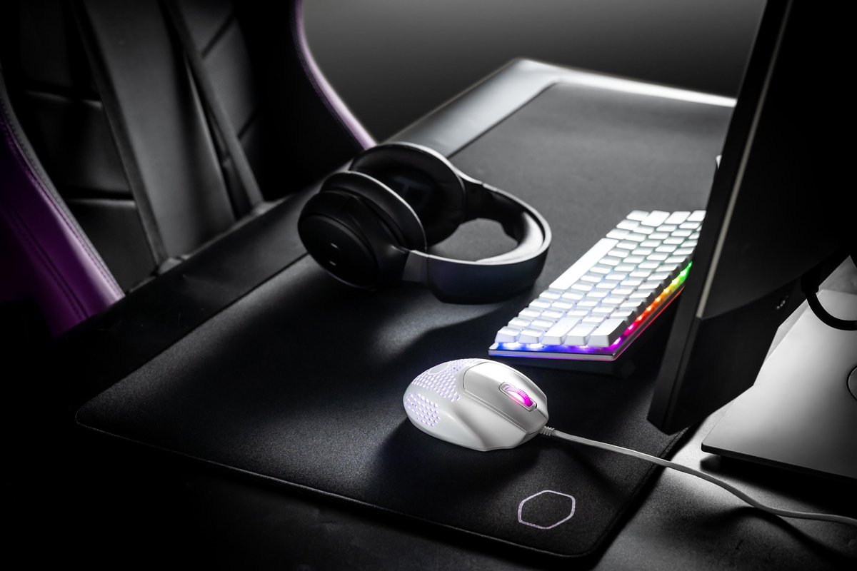 Coolermaster MM720 RGB Bedrade Gaming Muis - Wit