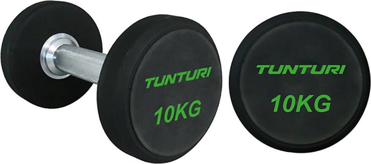 Tunturi Dumbbellset 5 Paar 34-42 Kg/chroom - Zwart