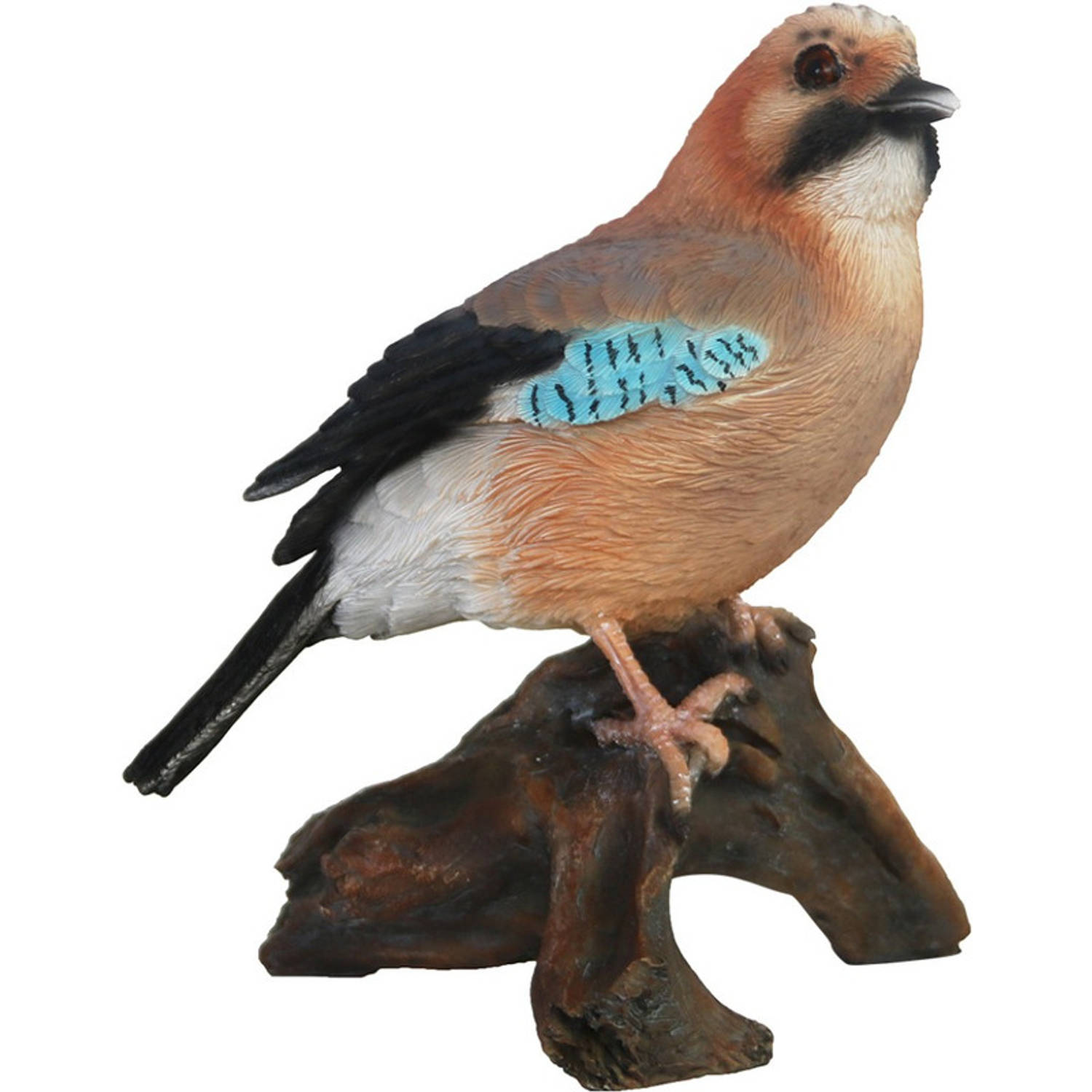 True to Nature Dierenbeeld Vlaamse Gaai Vogel 16 Cm Woondecoratie - Gaaien Vogel Beelden - Tuindecoratie/woonaccessoires Dieren Beelden