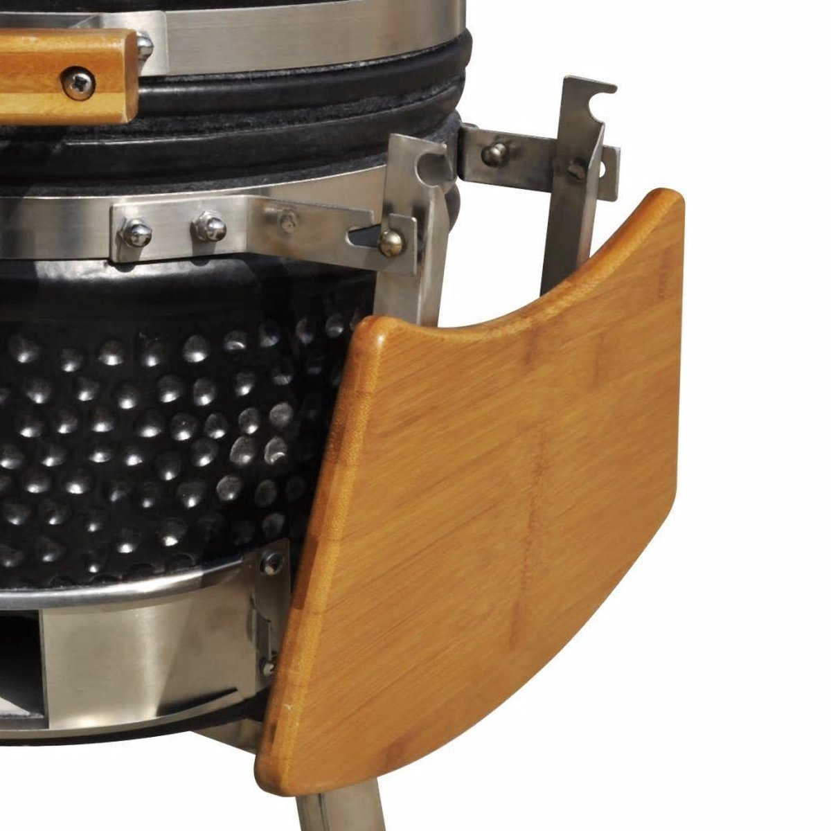 Vidaxl Kamado Barbecue 76 Cm Keramiek - Zwart