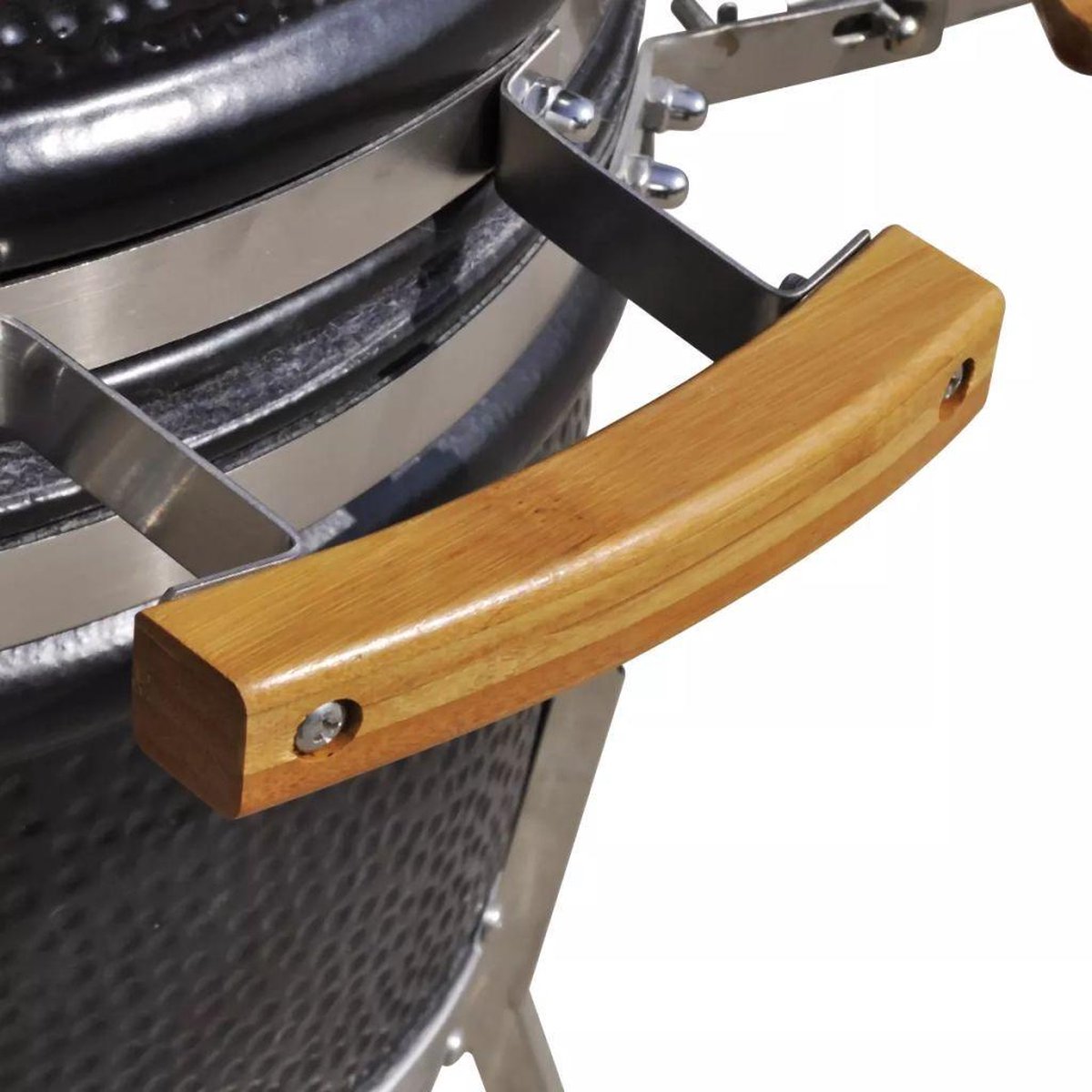 Vidaxl Kamado Barbecue 76 Cm Keramiek - Zwart