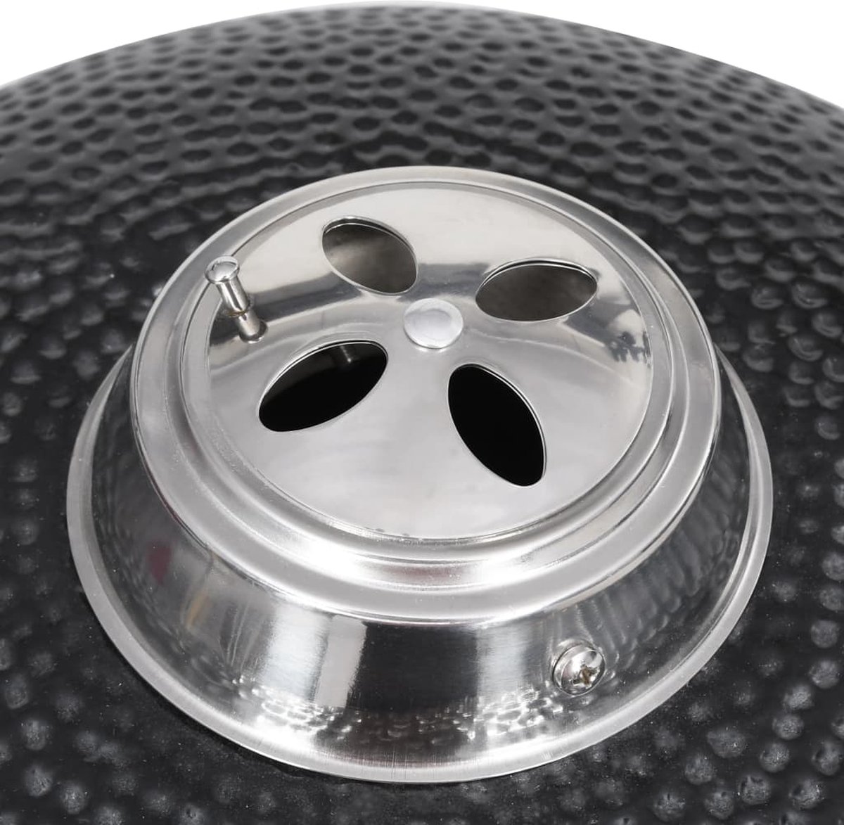 Vidaxl Kamado Barbecue 81 Cm Keramiek - Zwart