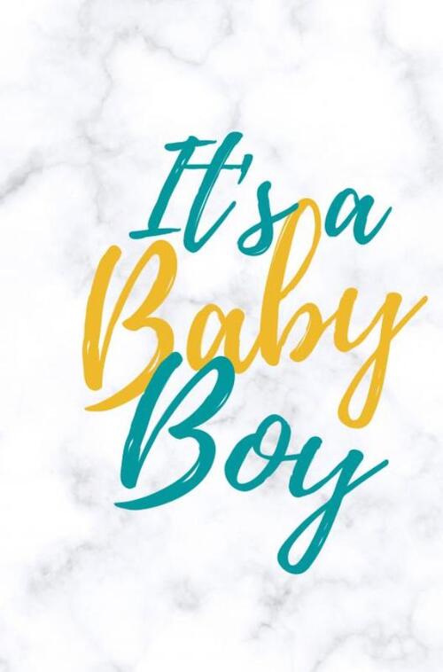 Brave New Books Babyshower gastenboek It&apos;s a baby boy