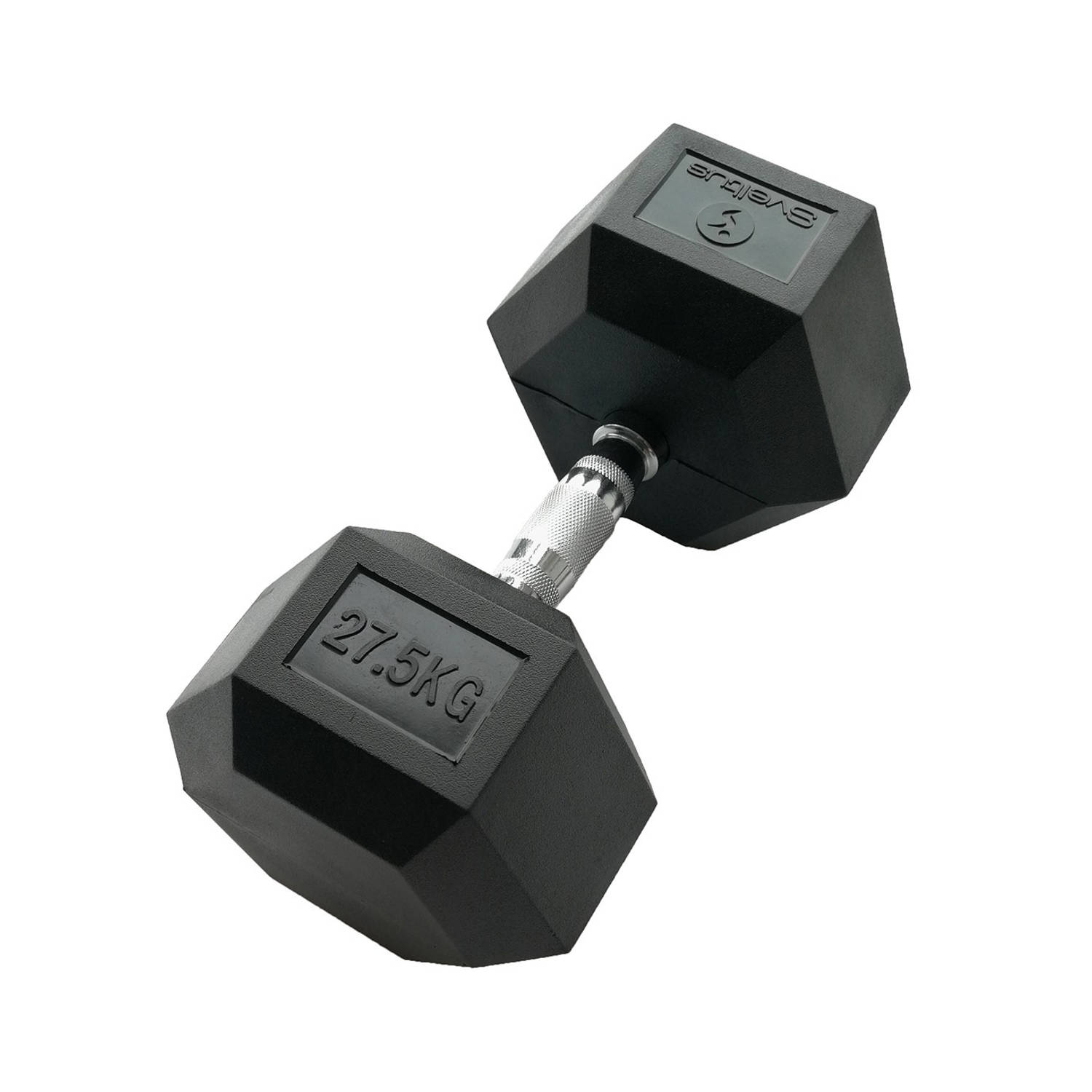 Sveltus Dumbbell Hexagonal 27,5 Kg - Zwart