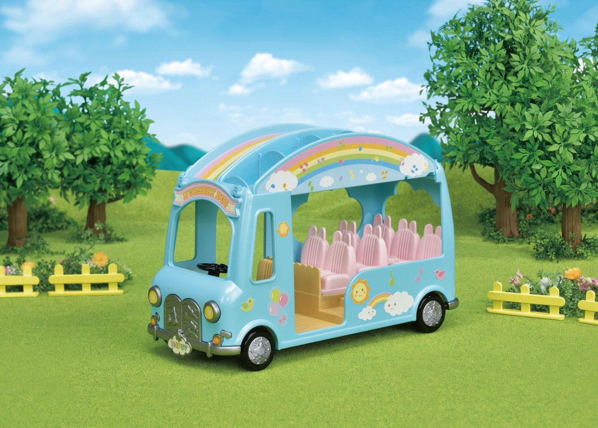 Sylvanian Families Regenboog Babybus 5317 - Blauw