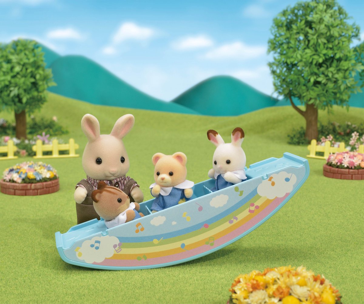 Sylvanian Families Regenboog Babybus 5317 - Blauw
