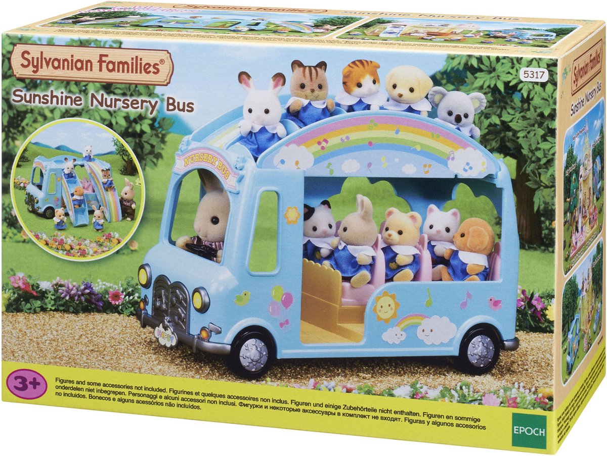 Sylvanian Families Regenboog Babybus 5317 - Blauw