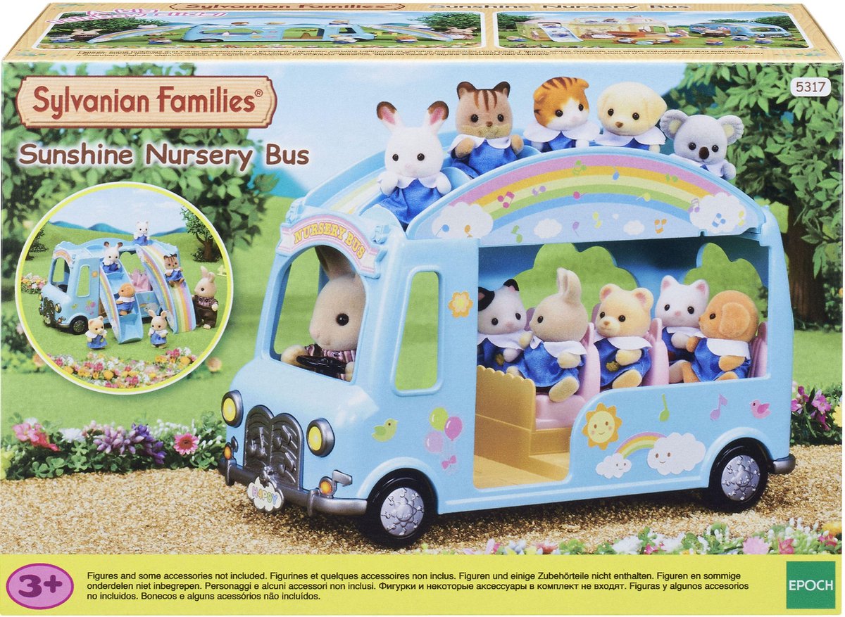 Sylvanian Families Regenboog Babybus 5317 - Blauw