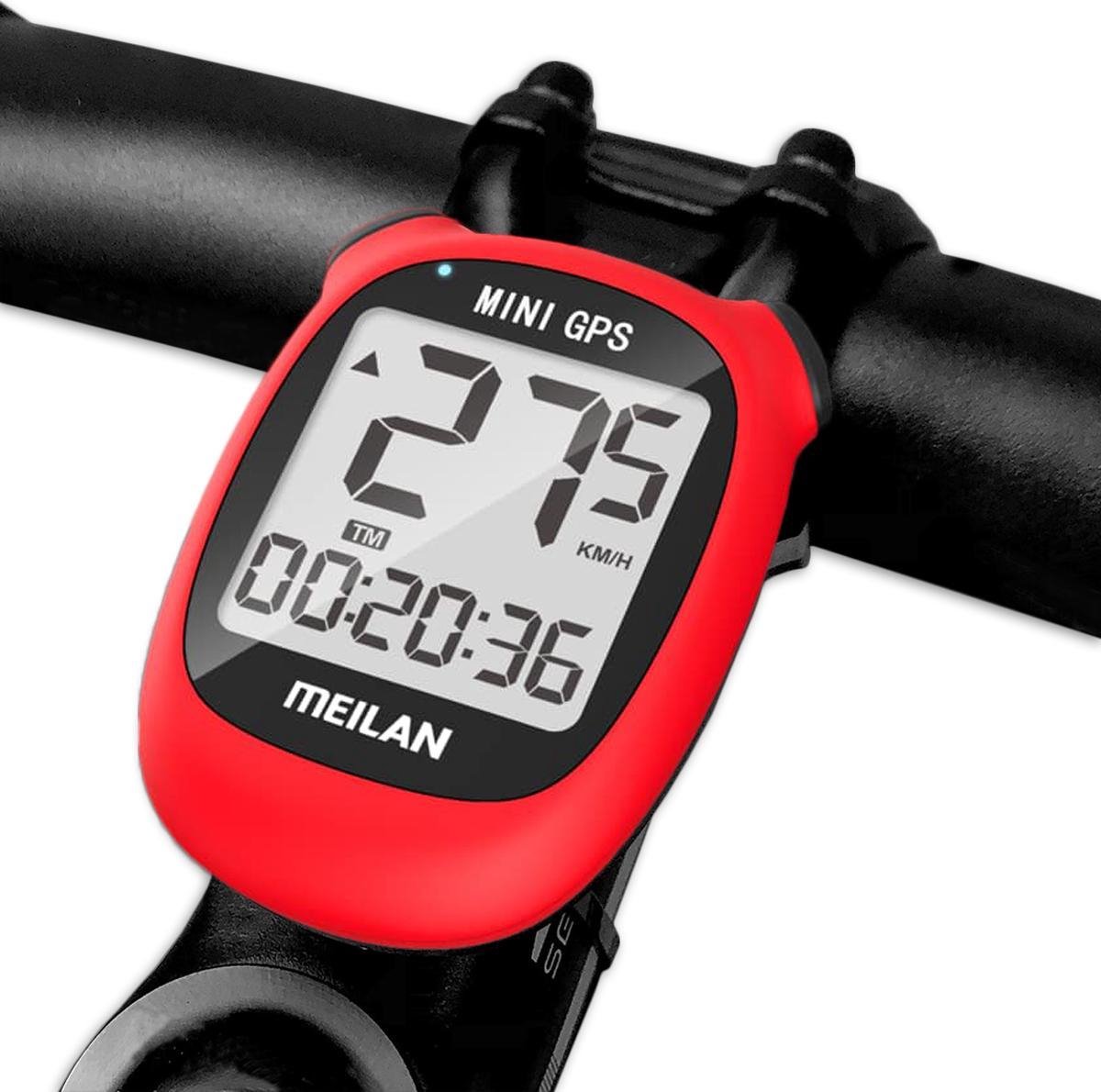 Meilan fietscomputer GPS M3 Mini 1,6 inch - Rood