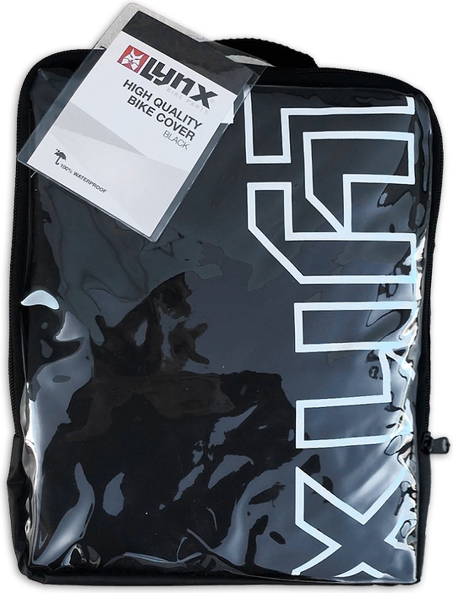 Lynx fietshoes 200 x 80 x 120 cm polyester - Zwart