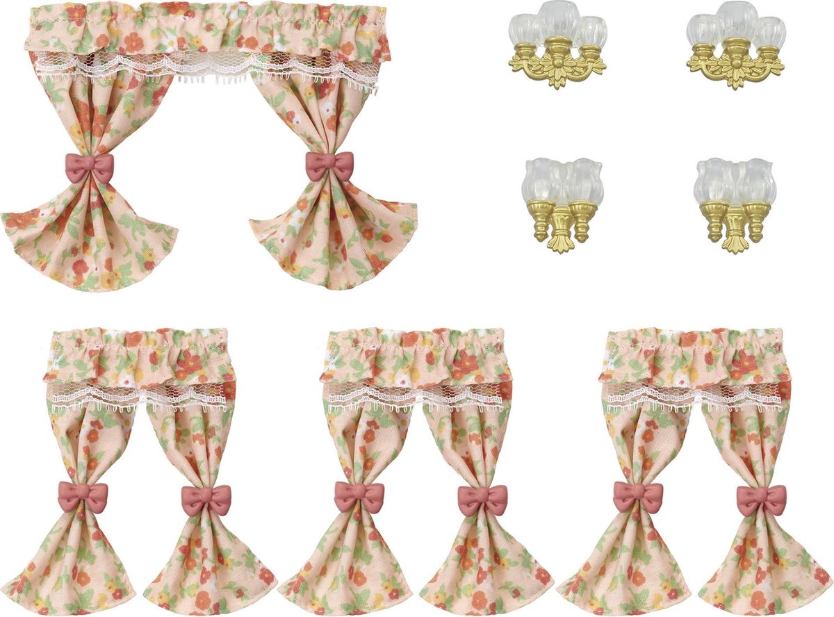 Sylvanian Families Wandlampen & Gordijnenset