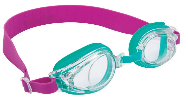 Cool Eyewear duikbril meisjes siliconen/polycarbonaat roze/blauw - Zwart