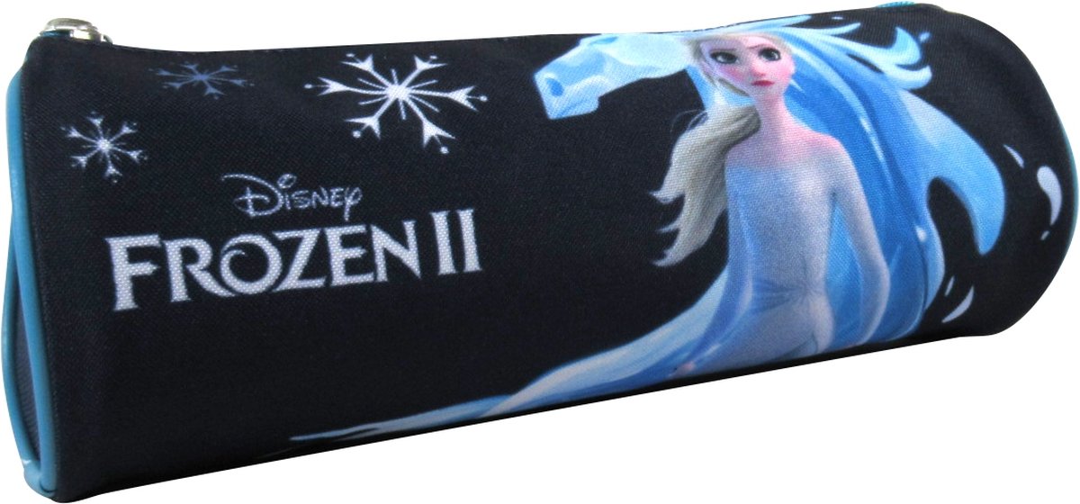 Disney etui Frozen meisjes 21 x 10 cm polyester donker - Blauw