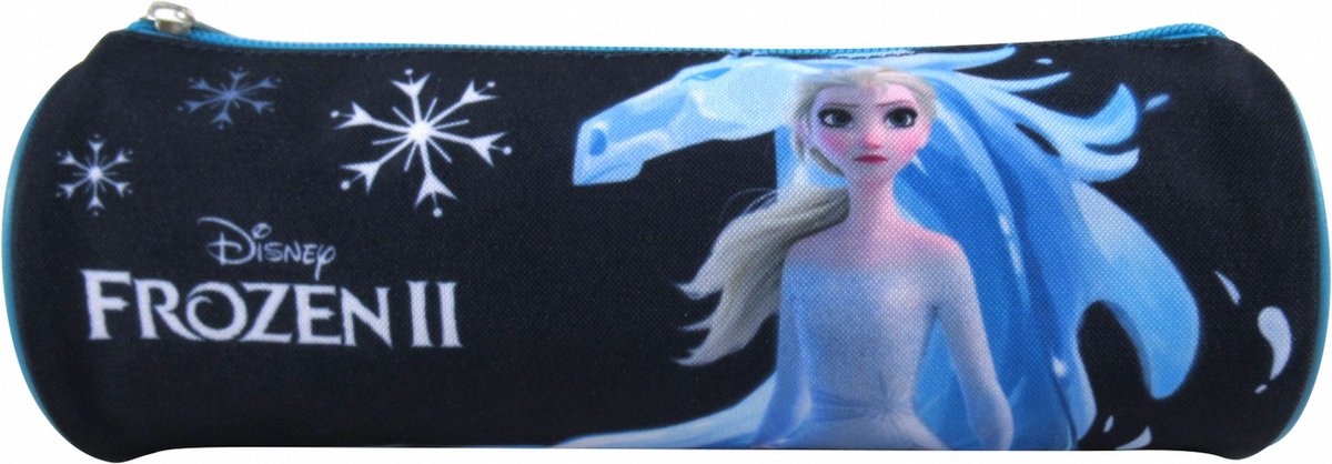 Disney etui Frozen meisjes 21 x 10 cm polyester donker - Blauw