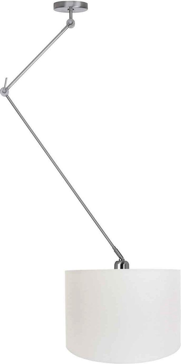 i-Lumen Hanglamp Knik Mette Kap Ø 40 Cm Mat-chroom - Silver