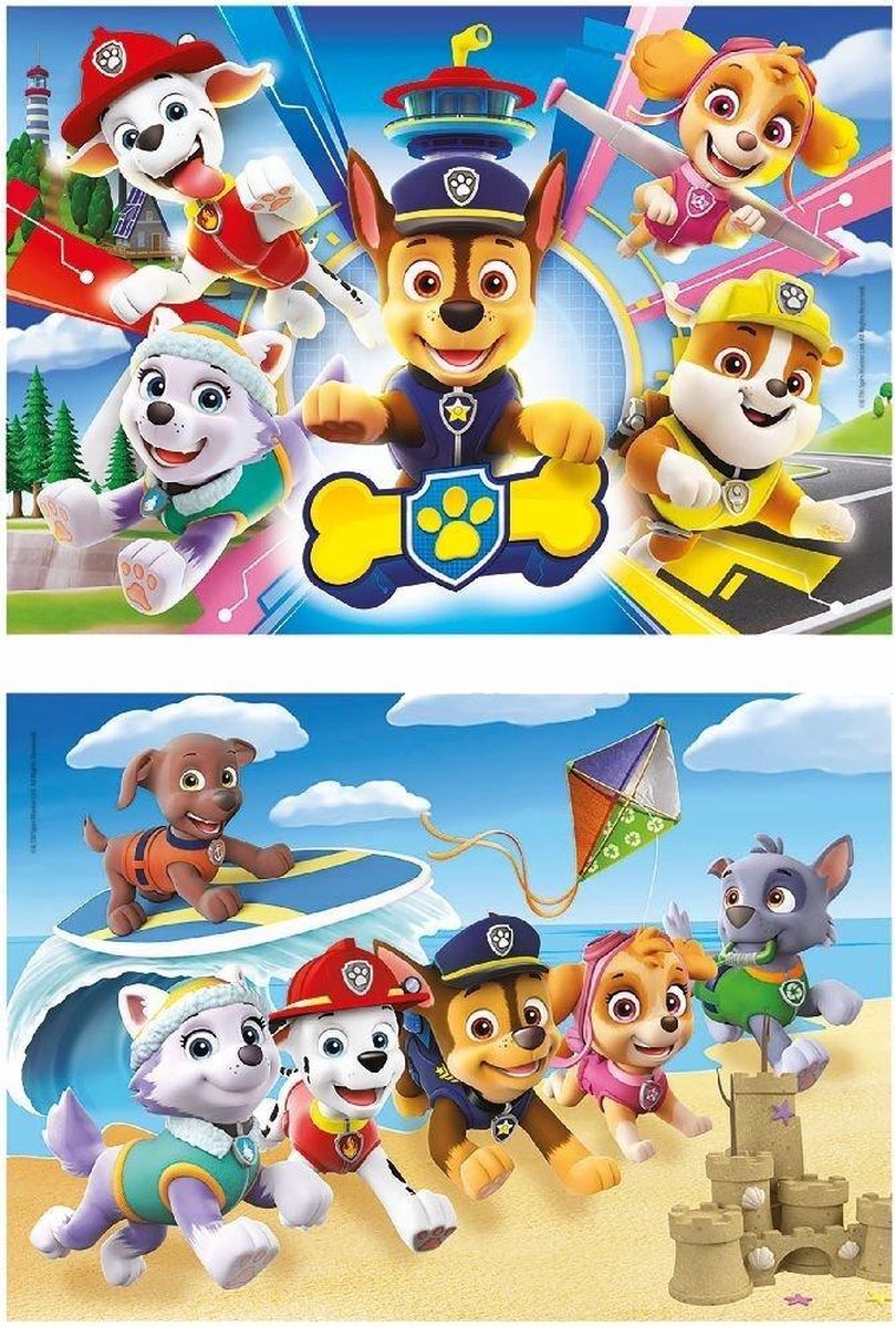 Clementoni - 24776 - Supercolor 2x20 Stukjes - Paw Patrol