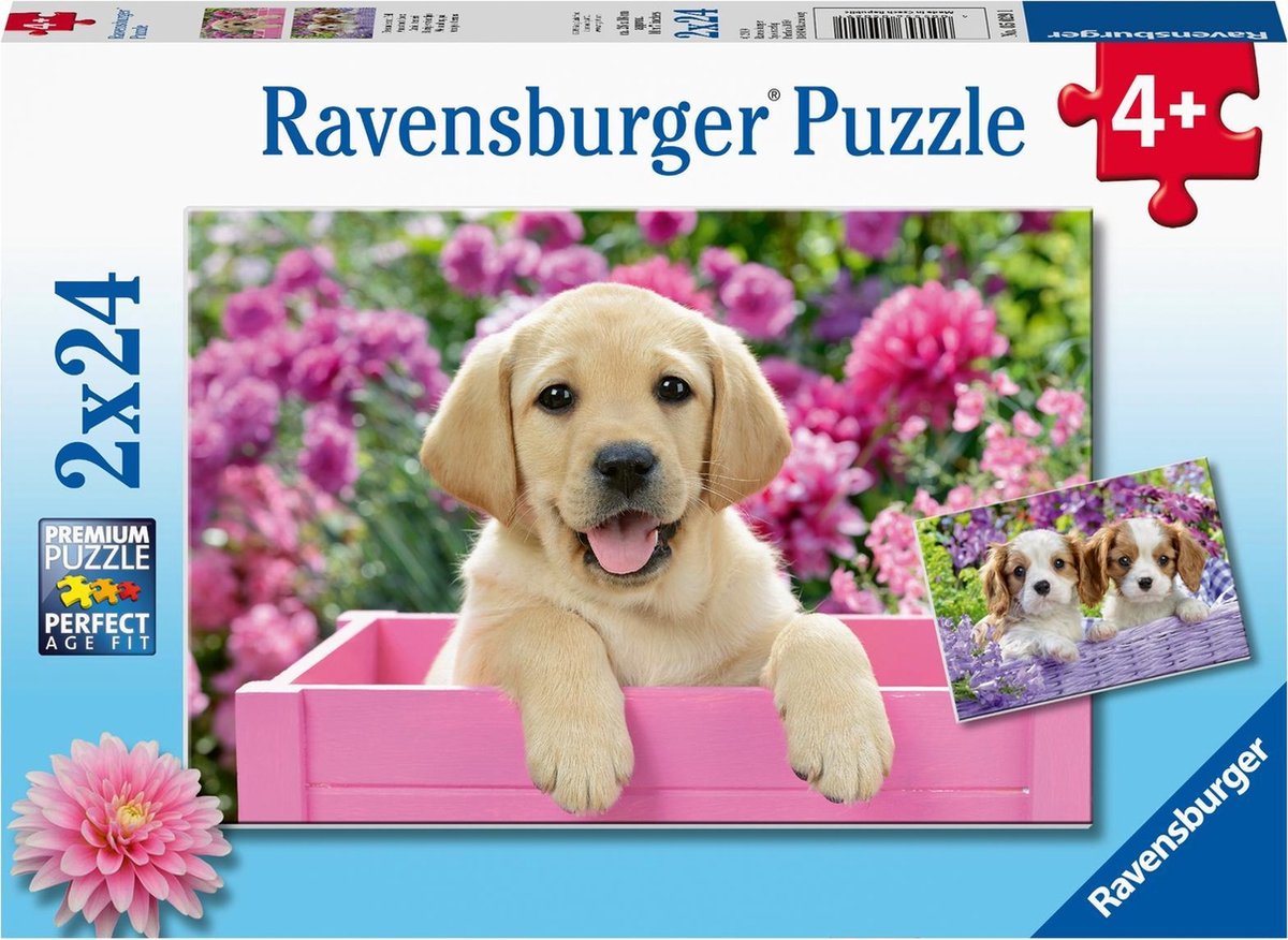 Ravensburger Legpuzzels Van 2x24 Stukjes - Lieve Vrienden