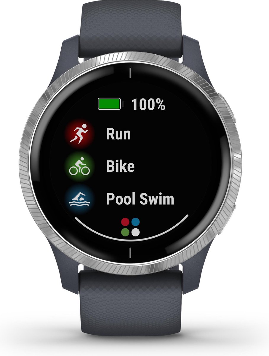 Garmin Venu - Zilver/ - Blauw