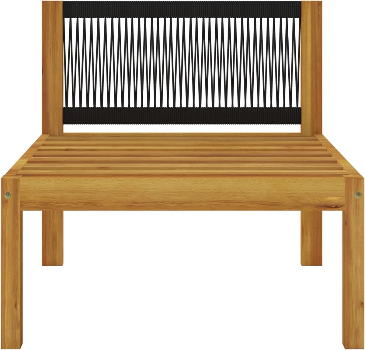 Vidaxl Tuinbank 4-zits Met Kussen Massief Acaciahout - Bruin