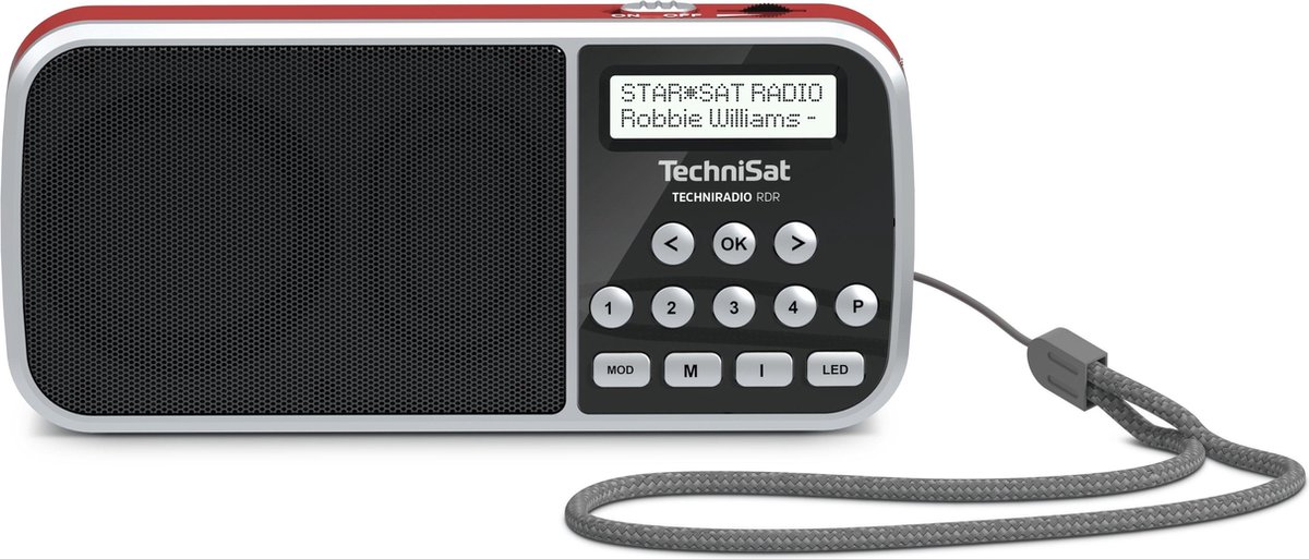TechniSat Techniradio Rdr - Portable Dab+ Radio - - Rood