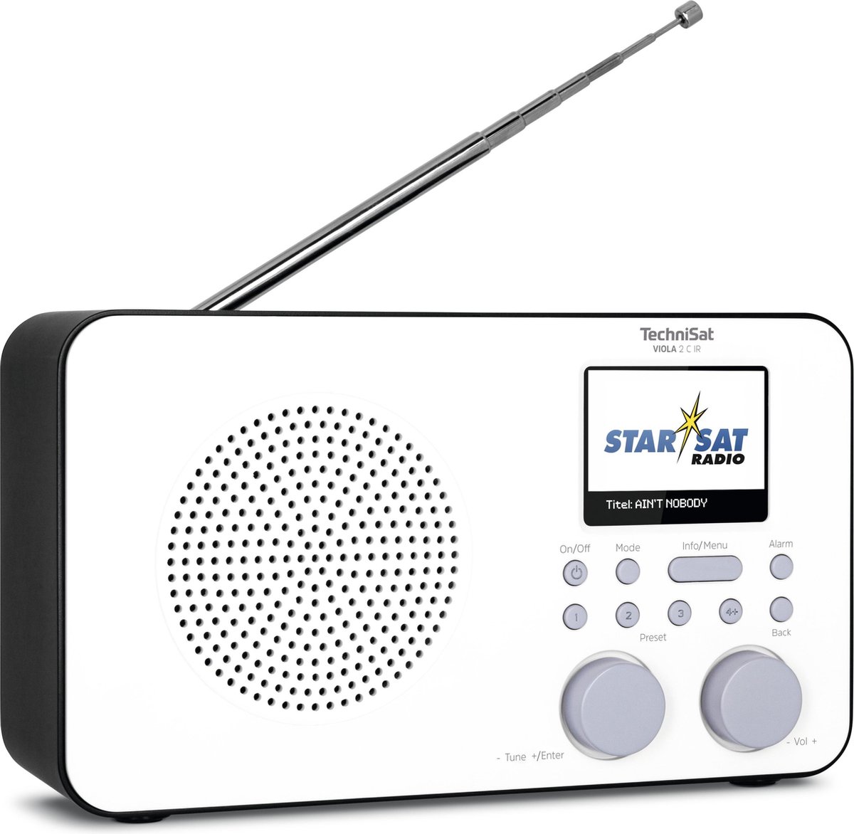 TechniSat Viola 2c Ir - Portable Dab+ En Internetradio -/zwart - Wit