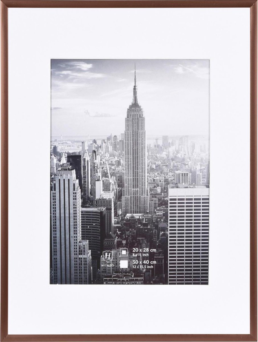 Henzo Fotolijst - Manhattan - Fotomaat 30x40 Cm - Brons