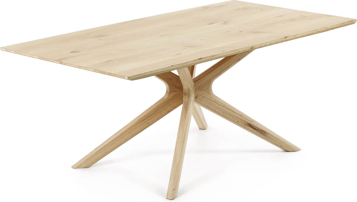 Kave Home Normande Eettafel 200 x 100 cm - Marrón