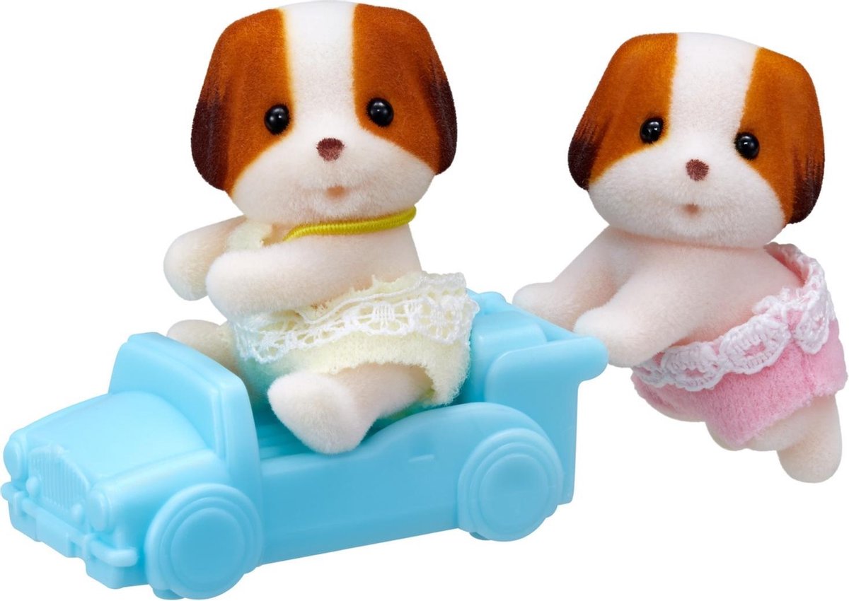 EPOCH Sylvanian Families Tweeling Chiffon Hond