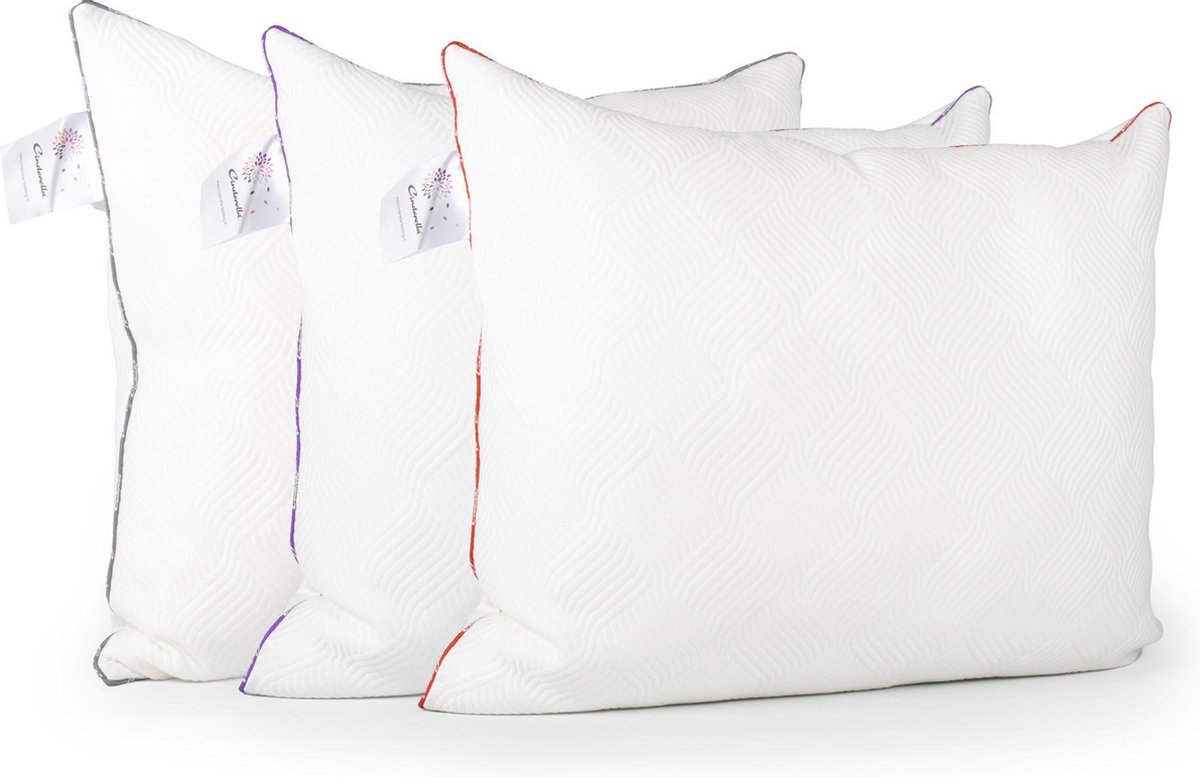 Cinderella Fusion Zacht Synthetisch Hoofdkussen - 100% Ecodown Holle Polyester Vezel - - Wit
