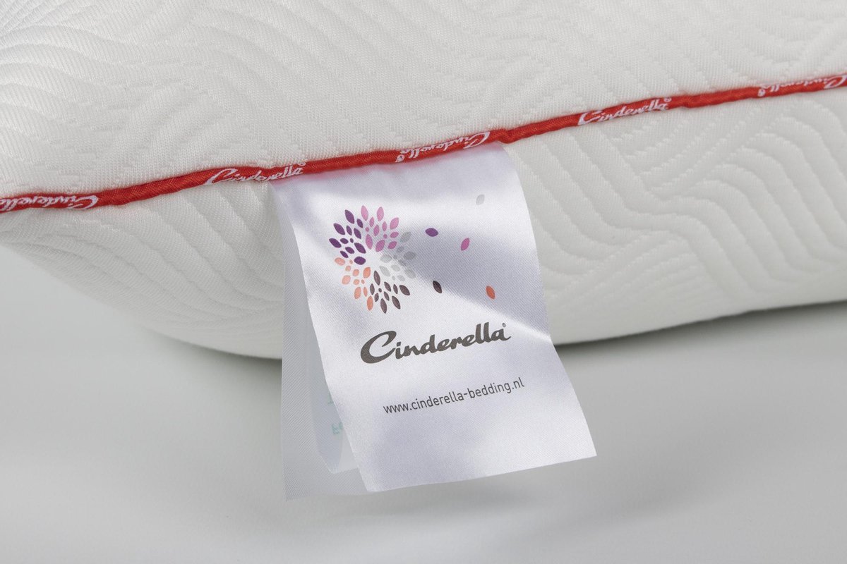 Cinderella Fusion Zacht Synthetisch Hoofdkussen - 100% Ecodown Holle Polyester Vezel - - Wit