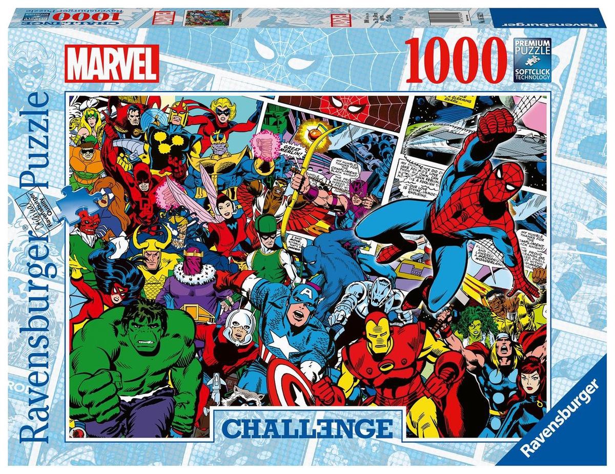 Ravensburger Puzzle 1000 P - Marvel (Challenge Puzzle)