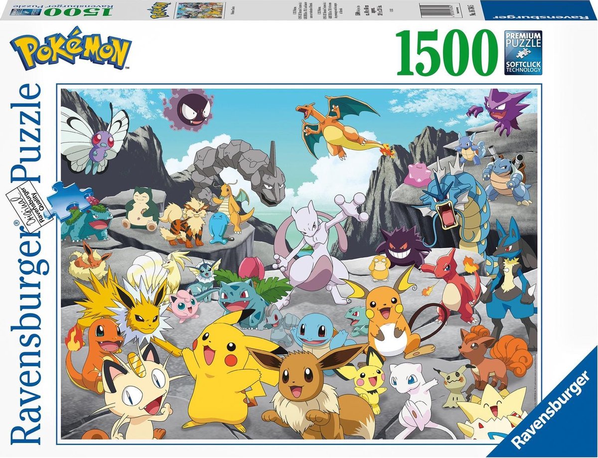 Ravensburger Puzzle 1500 P - Pokémon Classics