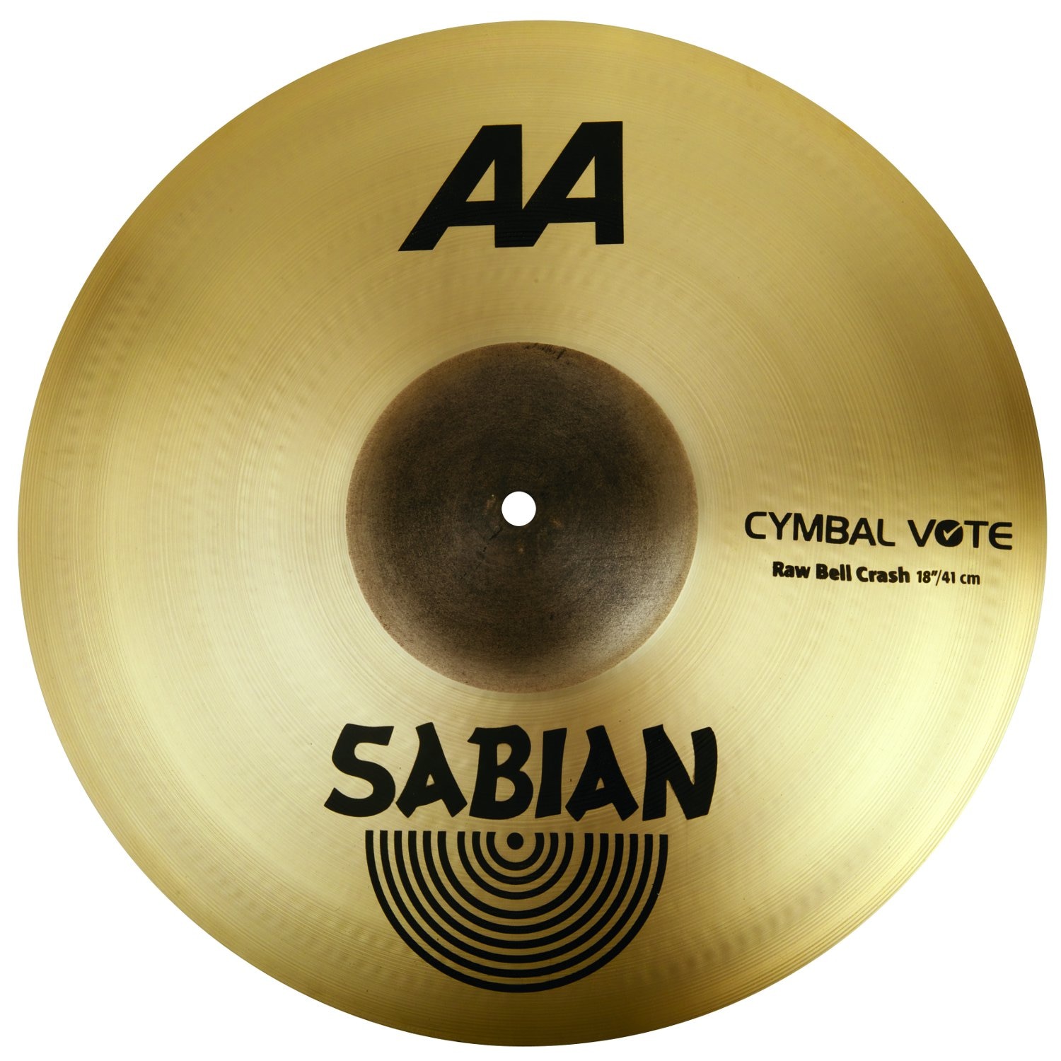 Sabian AA Raw Bell Crash 18 inch