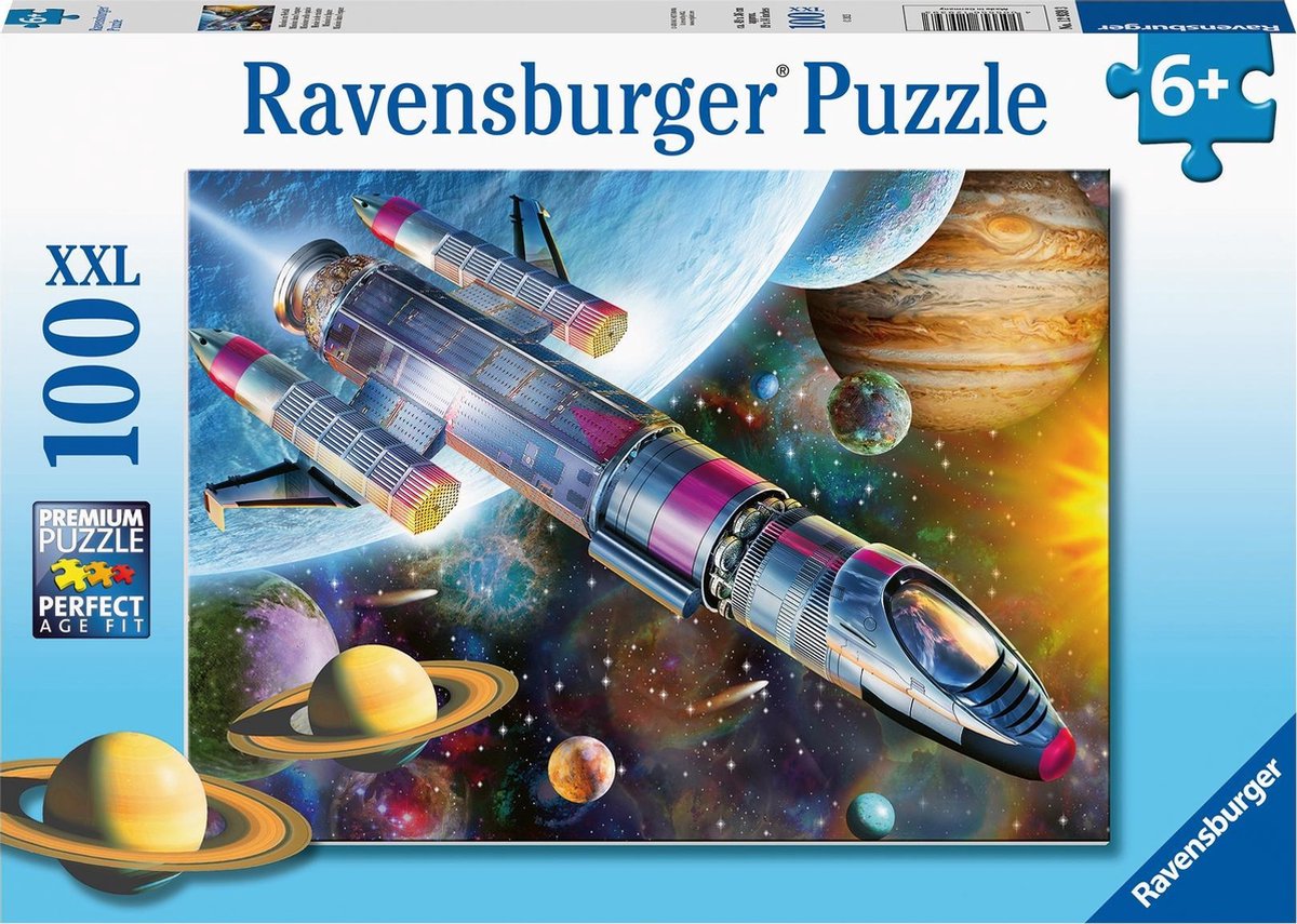 Ravensburger Puzzel 100 P Xxl - Missie In De Ruimte